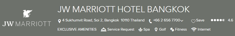 Marriott Bonvoy Platinum Challenge : JW Marriott Hotel Bangkok FEEL LUXURY
