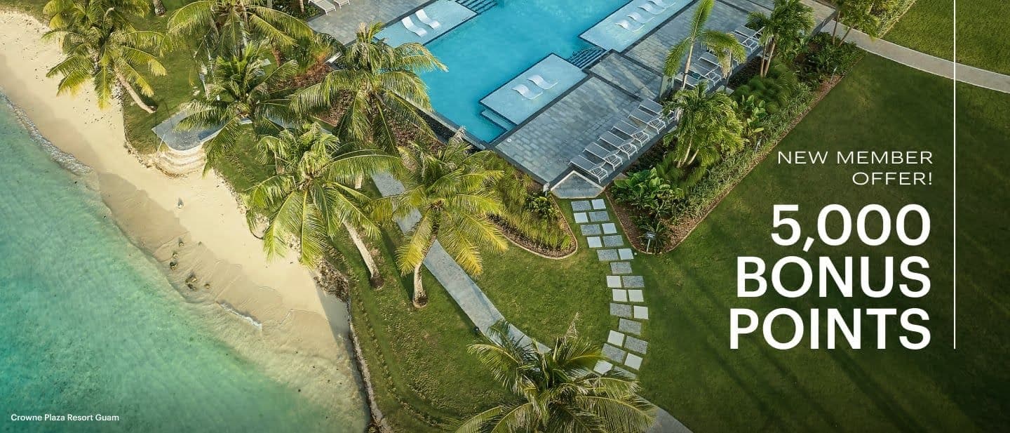 สมาชิกใหม่ IHG One Rewards รับเพิ่ม 5,000 คะแนน เมื่อเข้าพัก 1 ครั้ง (13 มิถุนายน 2567 - 31 มกราคม 2568)