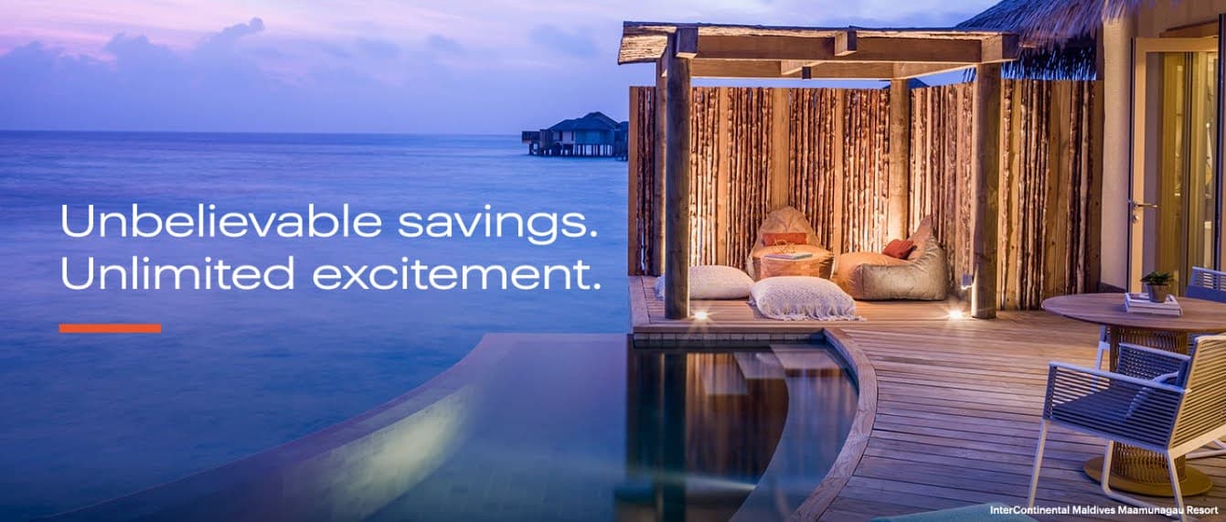 IHG Promotion - Unbelievable Saving ส่วนลดสูงสุด 30% จองภายใน 3 May 2022