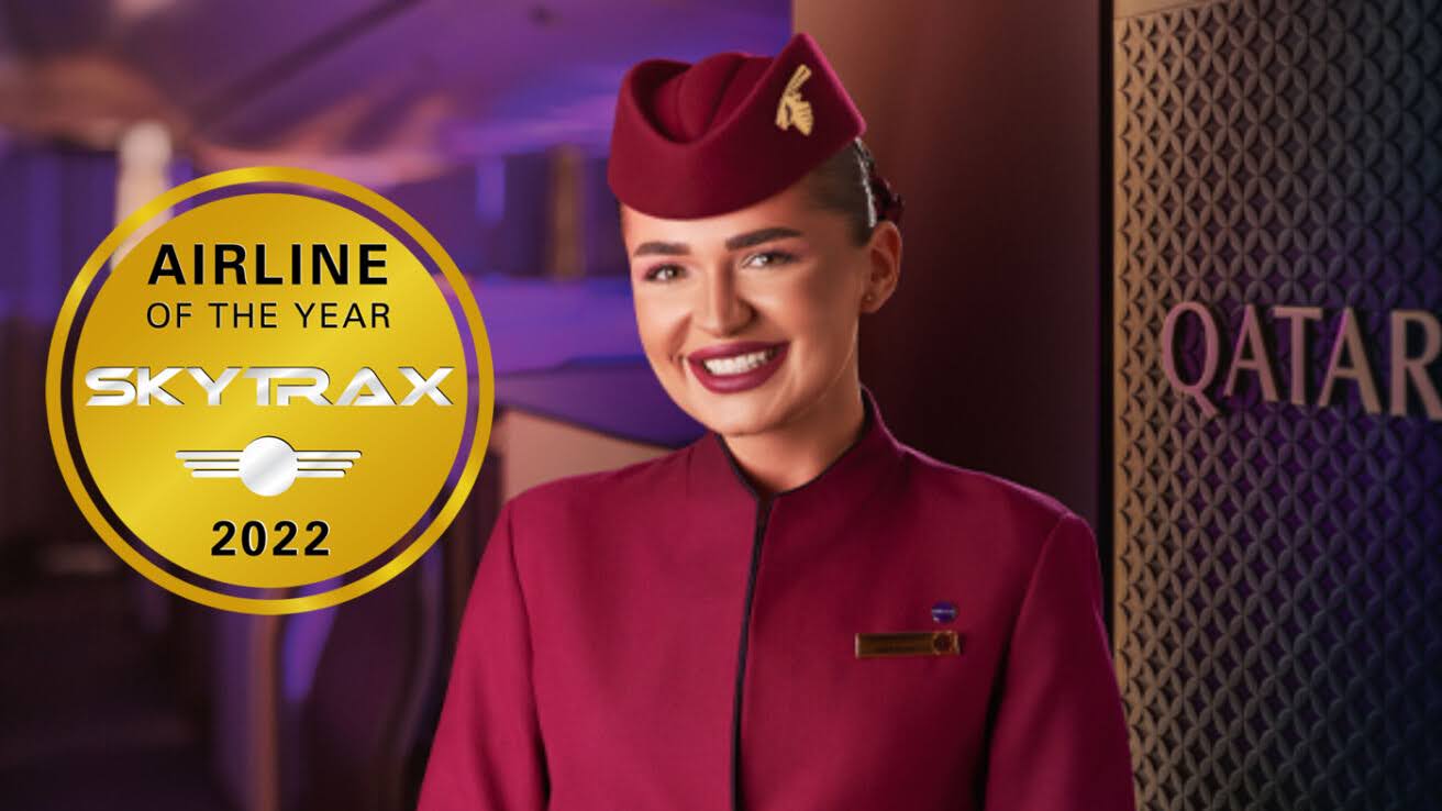 Qatar Airways สายการบินที่ดีที่สุดในโลก ปี 2022 World's Best Airlines