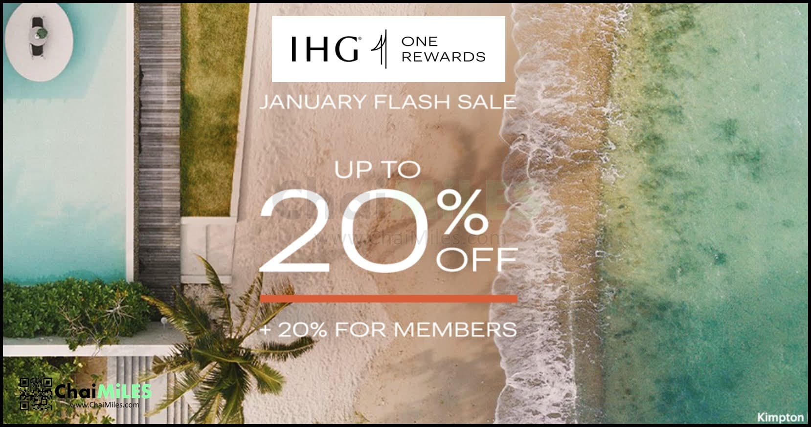 3 วันเท่านั้น IHG ลดสูงสุด 20% + 20% ใน Southeast Asia และ Korea