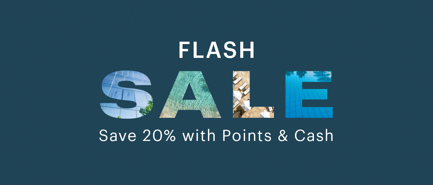 IHG One Rewards ส่วนลด 20% เมื่อจองด้วย Points & Cash เข้าพักภายใน 26 August 2022 (จองภายใน 24 June 2022)