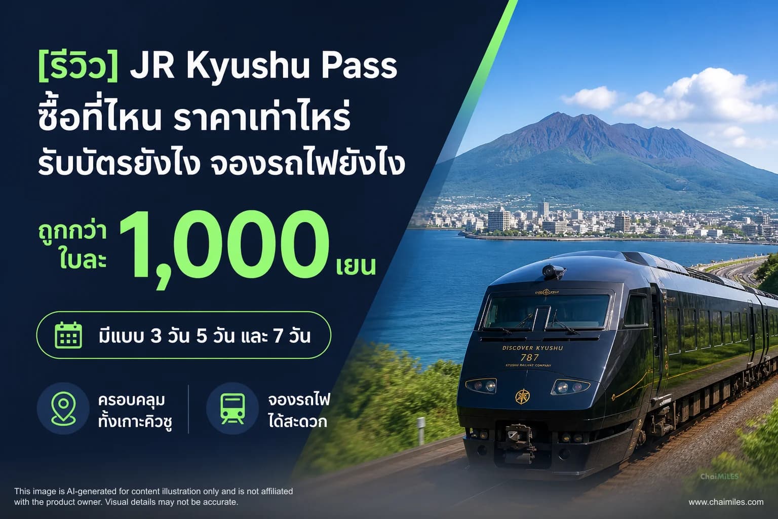 [รีวิว] JR Kyushu Pass ซื้อที่ไหน ราคาเท่าไหร่ รับบัตรยังไง จองรถไฟยังไง