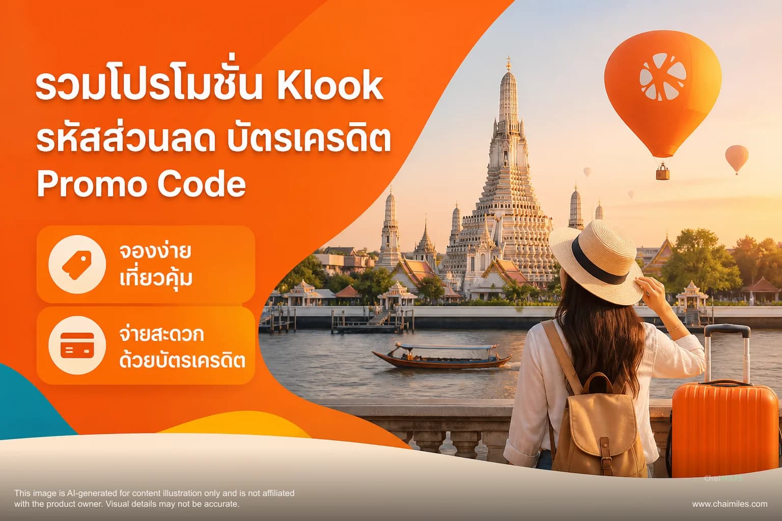 รวมโปรโมชั่น Klook รหัสส่วนลด บัตรเครดิต Promo Code สร้างรูป ไม่ต้องใส่ตัวเลข หรือจำนวน % ต่างๆ ใช้ธีมสีส้มแบบ Klook