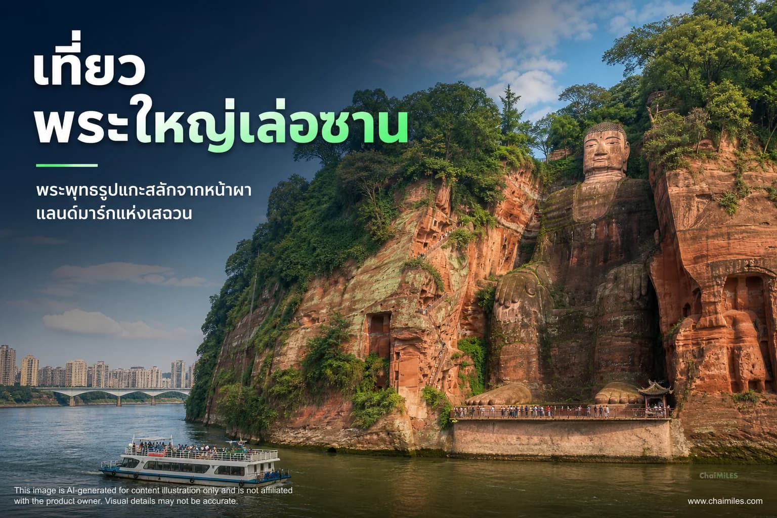 เที่ยวพระใหญ่เล่อซาน (Leshan Giant Buddha) 1 วันจากเฉิงตู สรุปการเดินทาง ค่าเข้า และจุดที่ต้องไป