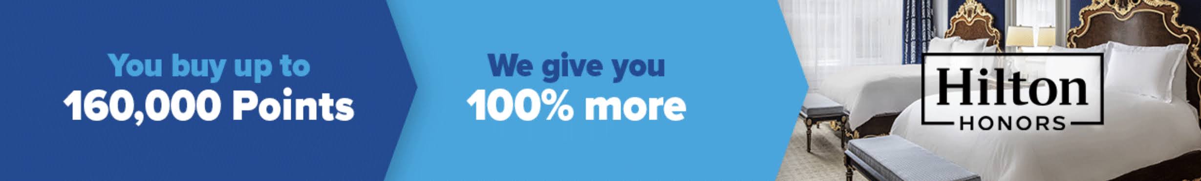 Hilton Honors Buy Point 100% Bonus Point 4 October - 22 November 2022