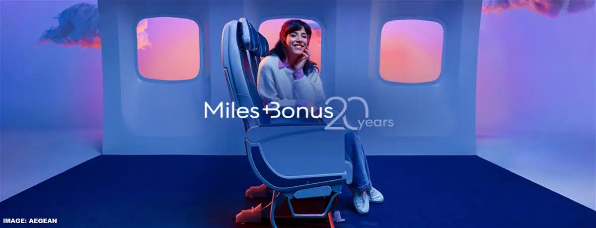 Aegean Airlines 20 years Miles+Bonus - Claim Your Free Miles