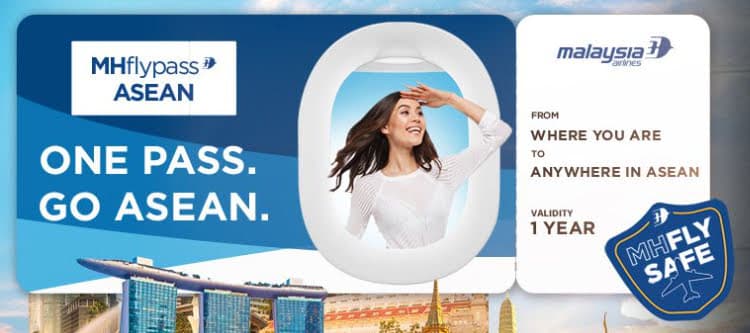 Malaysia Airlines MHflypass ASEAN ตั๋วบินในอาเซียนไปกลับ 3 ทริป เริ่มต้น 1,499 MYR