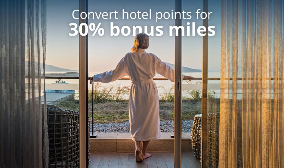 Convert Hotel Points to United Miles with 30% Bonus (1 - 30 September 2022)