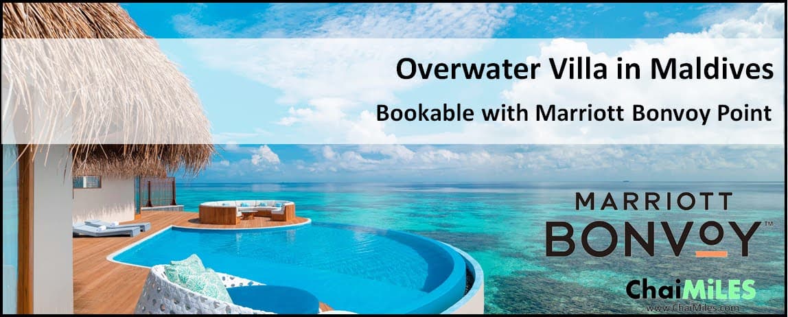 Overwater Villa in Maldives - Bookable with Marriott Points