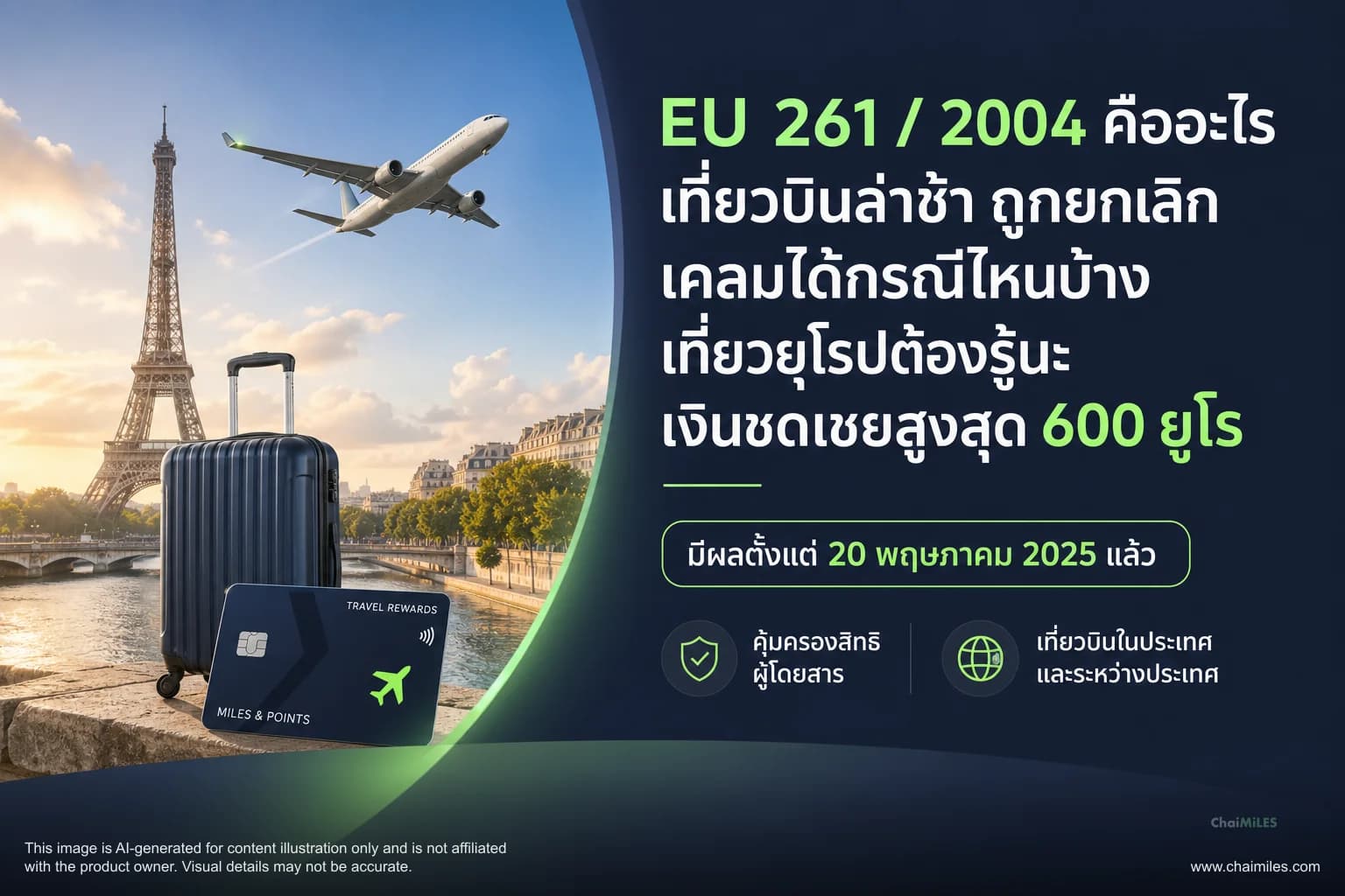 EU 261 / 2004 คืออะไร เที่ยวบินล่าช้า ถูกยกเลิก เคลมได้กรณีไหนบ้าง เที่ยวยุโรปต้องรู้นะ เงินชดเชยสูงสุด 600 ยูโร