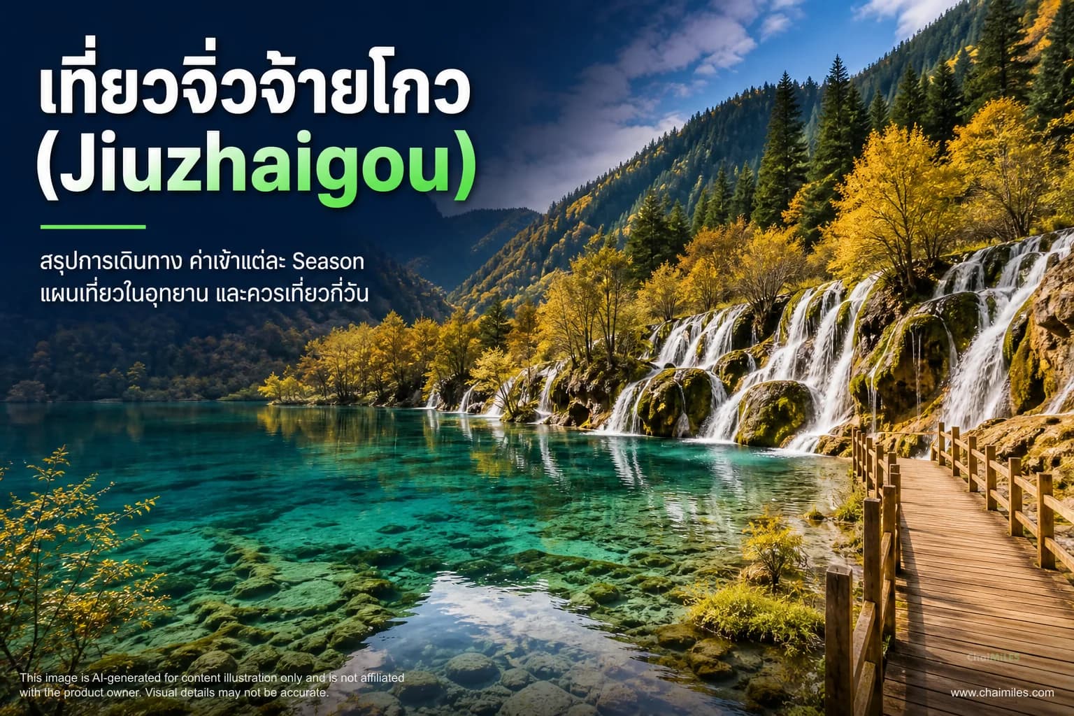 เที่ยวจิ่วจ้ายโกว (Jiuzhaigou) สรุปการเดินทาง ค่าเข้าแต่ละ Season แผนเที่ยวในอุทยาน และควรเที่ยวกี่วัน